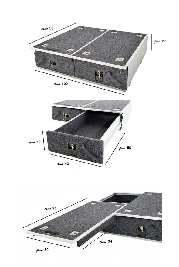 Drawer system 900MM ادراج ثنائية