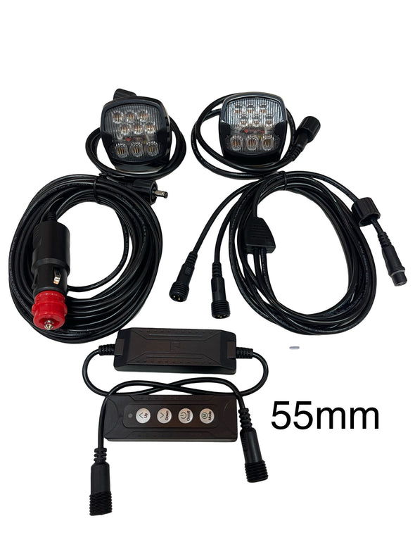 Multi task dual light اضاءة مع رموت